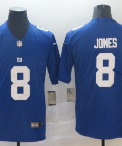 2019 NFL Draft New York Giants Daniel Jones Blue Vapor Limited Jersey