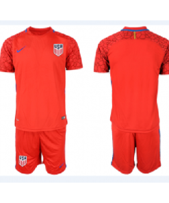 2020-2021 USA New Season Red Soccer Home Men Jersey