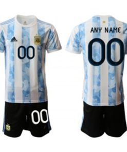 2020-21 Argentina Customized Home Soccer Men Jersey