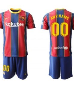 2020-21 Barcelona Customized Home Soccer Men Jersey