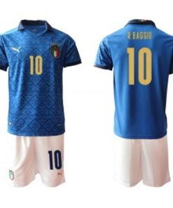 2020-21 Italy 10 R.Baggio Home Soccer Men Jersey
