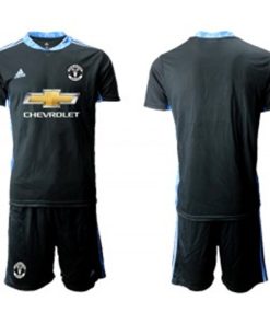 2020-21 Manchester United Black Goalkeeper Soccer Men Jersey