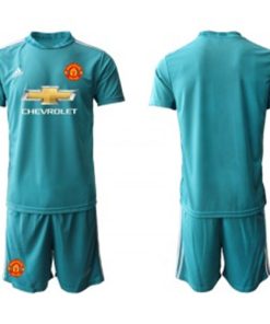 2020-21 Manchester United Blue Goalkeeper Soccer Men Jersey