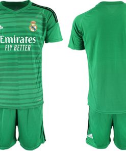 2020-21 Real Madrid Green Goalkeeper Soccer Jersey