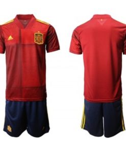 2020-21 Spain Home Soccer Men Jersey