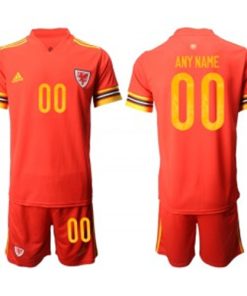 2020-21 Wales Customized Home Soccer Men Jersey