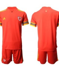 2020-21 Wales Home Soccer Men Jersey