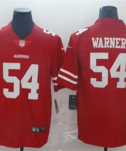 Women 49ers 54 Fred Warner Red Vapor Untouchable Limited Jersey