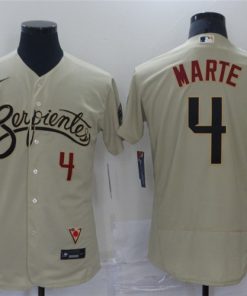 Diamondbacks 4 Ketel Marte Gold Nike 2021 City Connect Flexbase Jersey