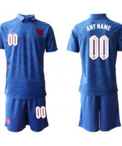 England Blank Euro 2021 Customized Soccer Men Jersey