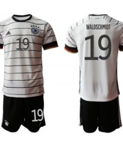 Germany 19 WALDSCHMIDT Home UEFA Euro 2020 Soccer Men Jersey