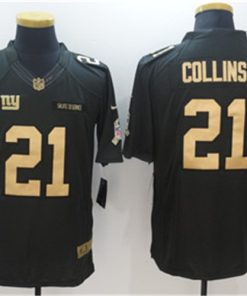 Giants 21 Landon Collins Anthracite Gold Limited Jersey