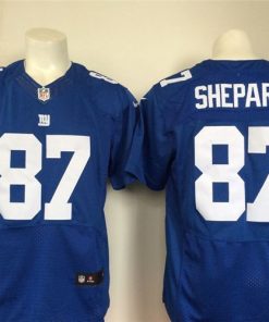 Giants 87 Sterling Shepard Blue Elite Jersey
