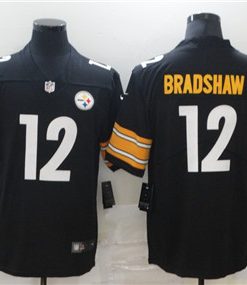Men's Pittsburgh Steelers Terry Bradshaw Nike Black Vapor untachable Limited Retired Player Jersey