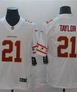 Men's Washington Redskins #21 Sean Taylor 2019 White Team Logo Limited Stitched NFL Jersey