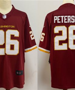 Men's Washington Redskins #26 Adrian Peterson Burgundy Red NEW 2020 Vapor Untouchable Stitched NFL Nike Limited Jersey