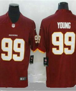 Men's Washington Redskins #99 Chase Young Red 2020 NEW Vapor Untouchable Stitched NFL Nike Limited Jersey