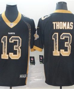 New Orleans Saints 13 Michael Thomas Black Drift Fashion Limited Jersey