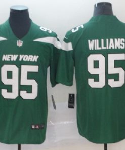 New York Jets 95 Quinnen Williams Green 2019 NFL Draft First Round Pick Vapor Untouchable Limited Jersey