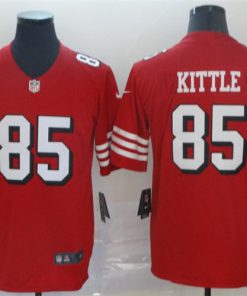 Nike 49ers 85 George Kittle Red Color Rush Vapor Untouchable Limited Jersey