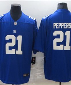 Nike Giants 21 Jabrill Peppers Royal Vapor Untouchable Limited Jersey