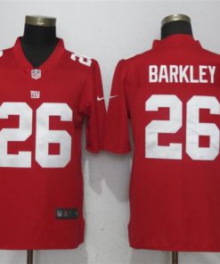 Nike New York Giants 26 Barkley Red Vapor Untouchable Limited jersey