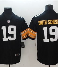 Nike Steelers 19 JuJu Smith-Schuster Black Alternate Vapor Untouchable Limited Jersey