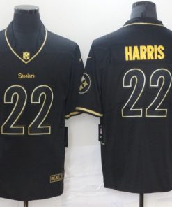 Nike-Steelers-22-Najee-Harris-Black-Gold-Vapor-Untouchable-Limited-Jersey