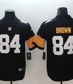 Nike Steelers 84 Antonio Brown Black Alternate Vapor Untouchable Limited Jersey