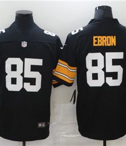 Nike Steelers 85 Eric Ebron Black Vapor Untouchable Limited Men Jersey
