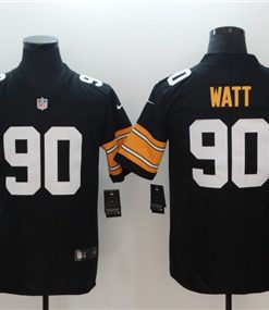 Nike Steelers 90 T.J. Watt Black Alternate Vapor Untouchable Limited Jersey