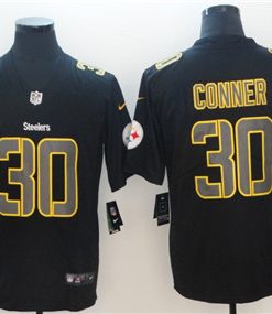 Nike Steelers James Conner Black Impact Rush Limited Jersey