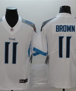 Nike Titans 11 A.J. Brown White New Vapor Untouchable Limited Jersey