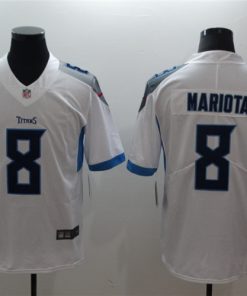 Nike Titans 8 Marcus Mariota White Vapor Untouchable Limited Jersey