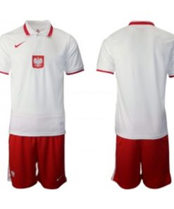 Poland Blank Euro 2021 White Soccer Men Jersey