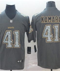 Saints 41 Alvin Kamara Gray Camo Vapor Untouchable Limited Jersey