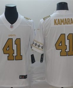 Saints 41 Alvin Kamara White 2019 New Vapor Untouchable Limited Jersey