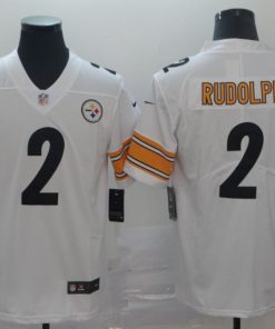 Steelers 2 Mason Rudolph White Vapor Untouchable Limited Jersey