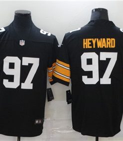Steelers 97 Cameron Heyward Black Vapor Untouchable Limited Jersey