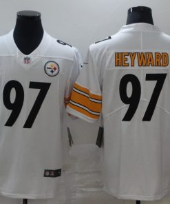 Steelers 97 Cameron Heyward White Vapor Untouchable Limited Jersey
