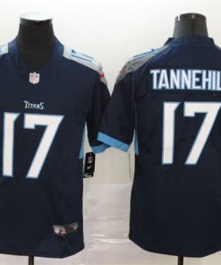 Titans 17 Ryan Tannehill Navy Vapor Untouchable Limited Jersey