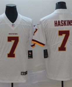 Washington Redskins 7 Dwayne Haskins Burgundy 2019 NFL Draft First Round Pick Vapor Untouchable Limited White Jersey