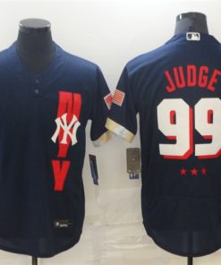 Yankees 99 Aaron Judge Navy Nike 2021 MLB All-Star Flexbase Jersey