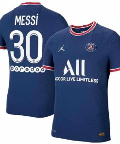 2021-22 Paris Saint-Germain 30 LIONEL MESSI Home Soccer Jersey
