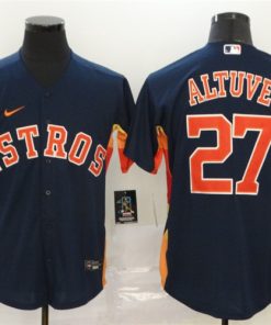 Astros 27 Jose Altuve Navy 2020 Nike Cool Base Jersey