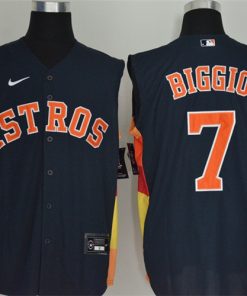 Astros 7 Craig Biggio Navy Nike Cool Base Sleeveless Jersey