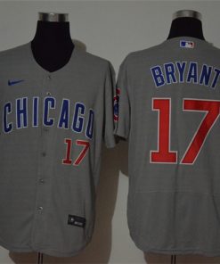 Cubs 17 Kris Bryant Gray 2020 Nike Cool Base Jersey