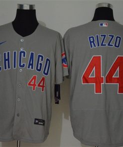 Cubs 44 Anthony Rizzo Gray 2020 Nike Flexbase Jersey