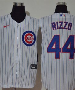 Cubs 44 Anthony Rizzo White Nike Cool Base Sleeveless Jersey