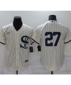 MLB White Sox 27 Lucas Giolito 2021 Cream Field Of Dreams Cool Base Men Jersey